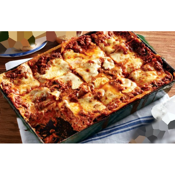 Lasagne bolognese alutálcában